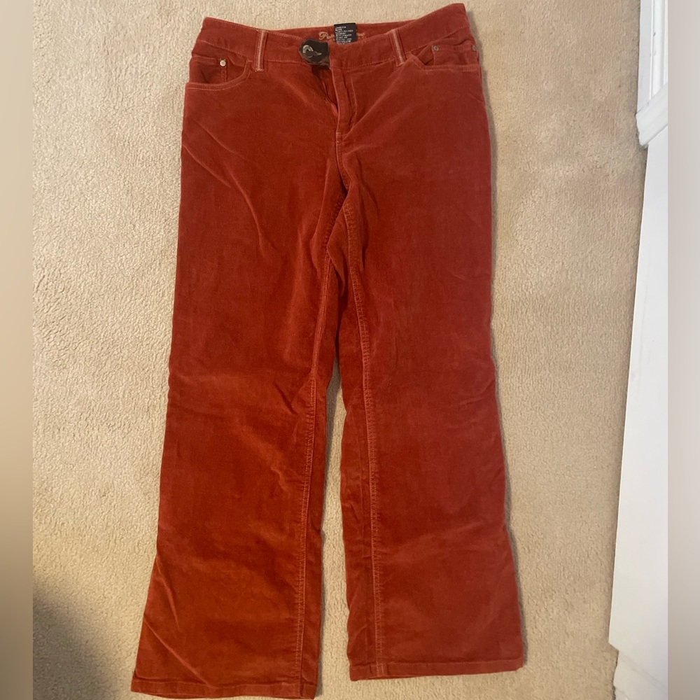 Corduroy bright pants